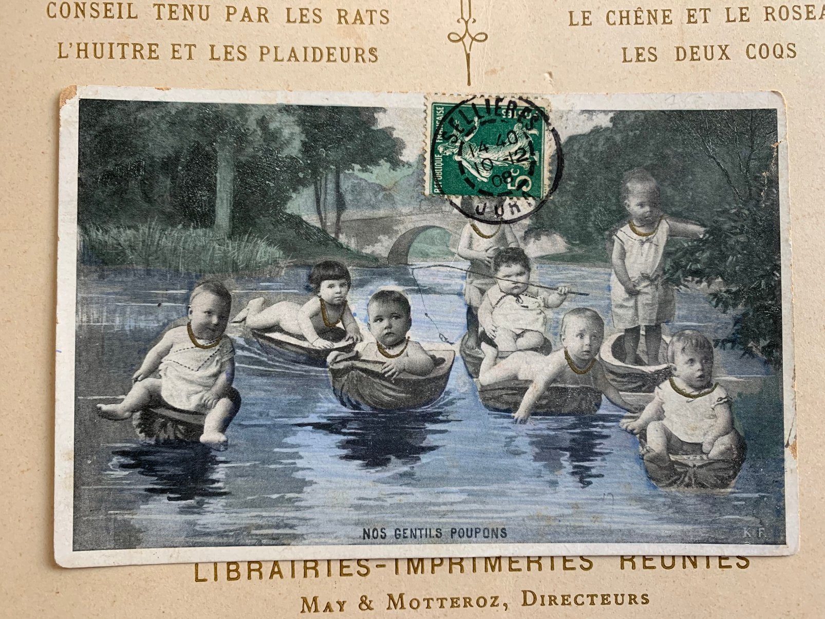 1908 Nos gentils poupons - Baby’s in walnootbootjes (BA), Verzamelen, Ansichtkaarten | Themakaarten, Ophalen of Verzenden, Voor 1920