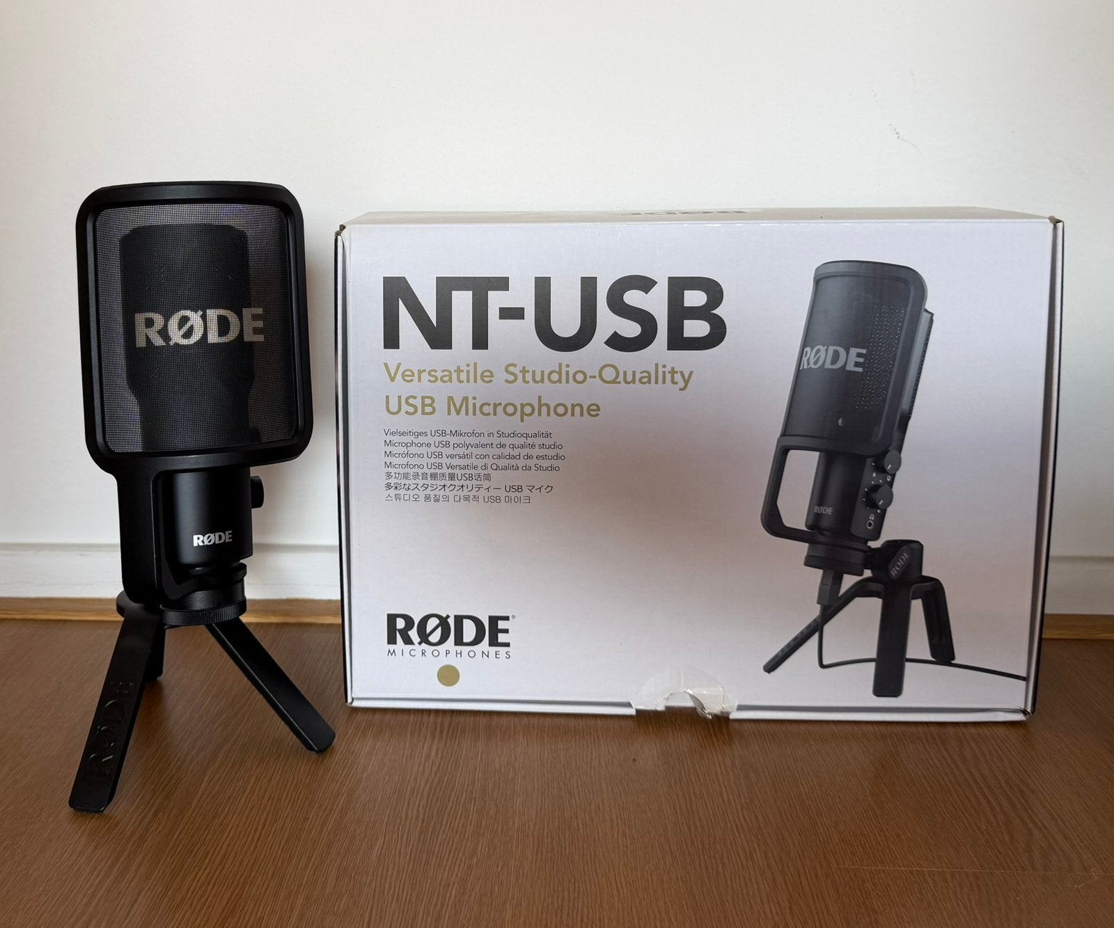 RØDE NT-USB microfoon, Muziek en Instrumenten, Microfoons, Ophalen of Verzenden, Gebruikt, Studiomicrofoon
