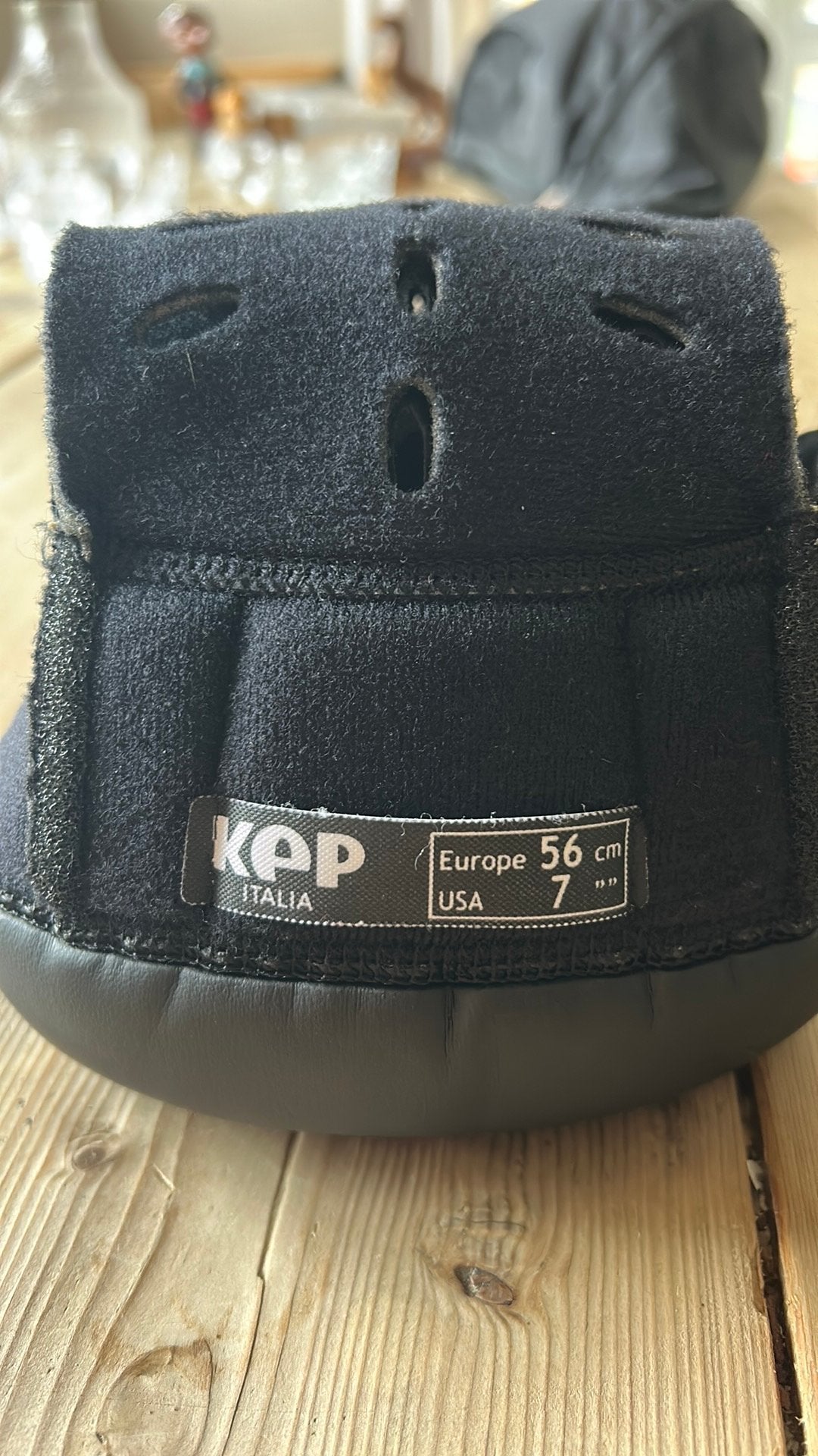 Kep italia liner zwart 56 cm, Dieren en Toebehoren, Ophalen of Verzenden, Zo goed als nieuw, Dressuur