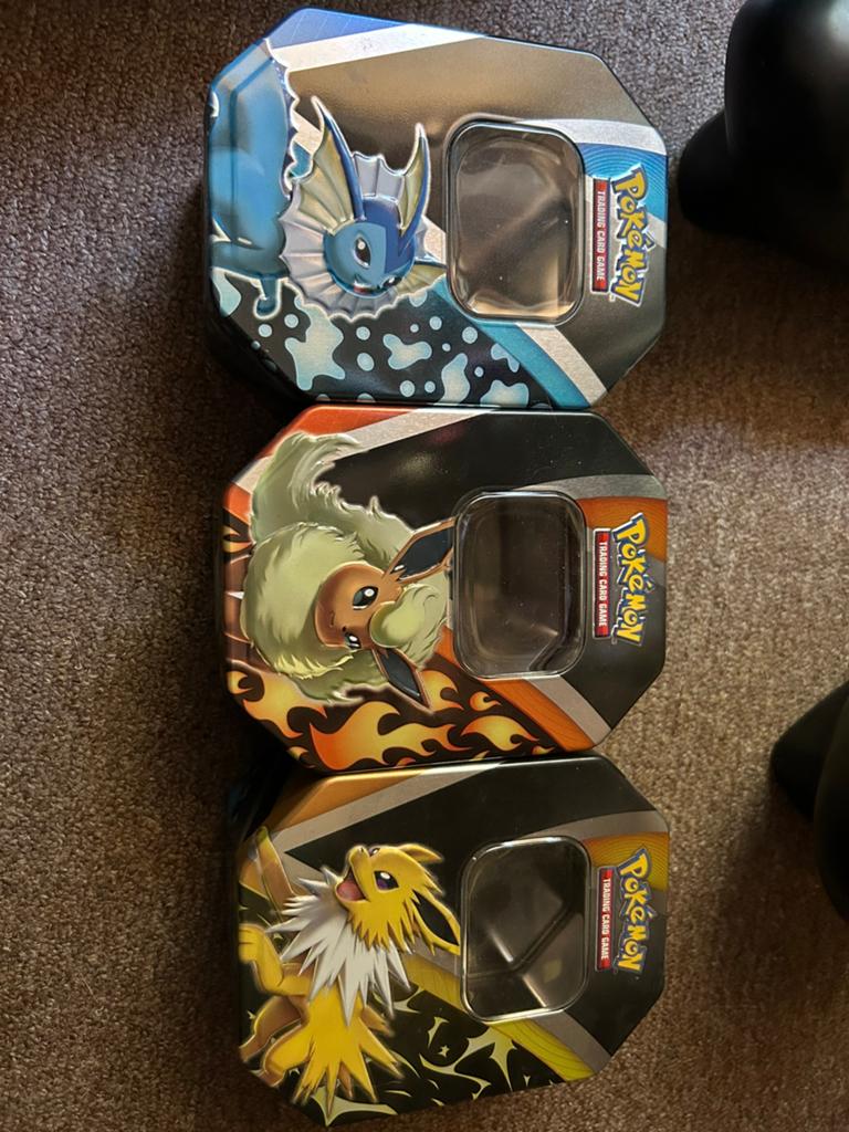 Eevee eeveelutions tins, Ophalen of Verzenden, Zo goed als nieuw, Overige typen