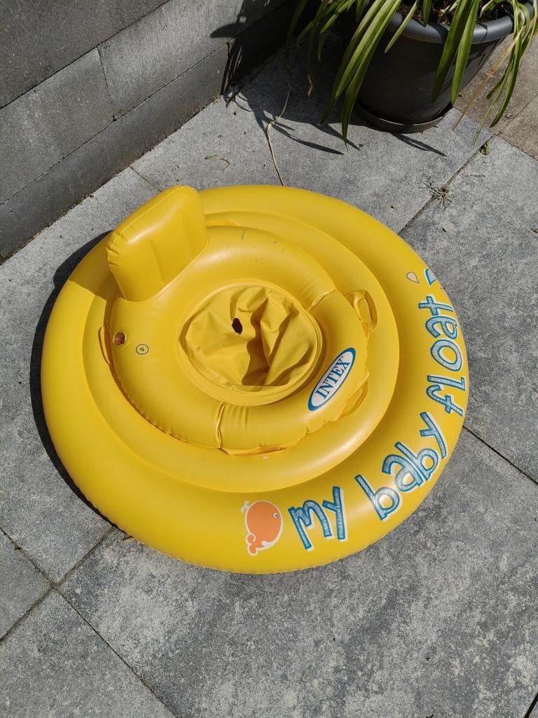 Intex Baby Float Zwemband - Geel, Kinderen en Baby's, Ophalen of Verzenden, Gebruikt