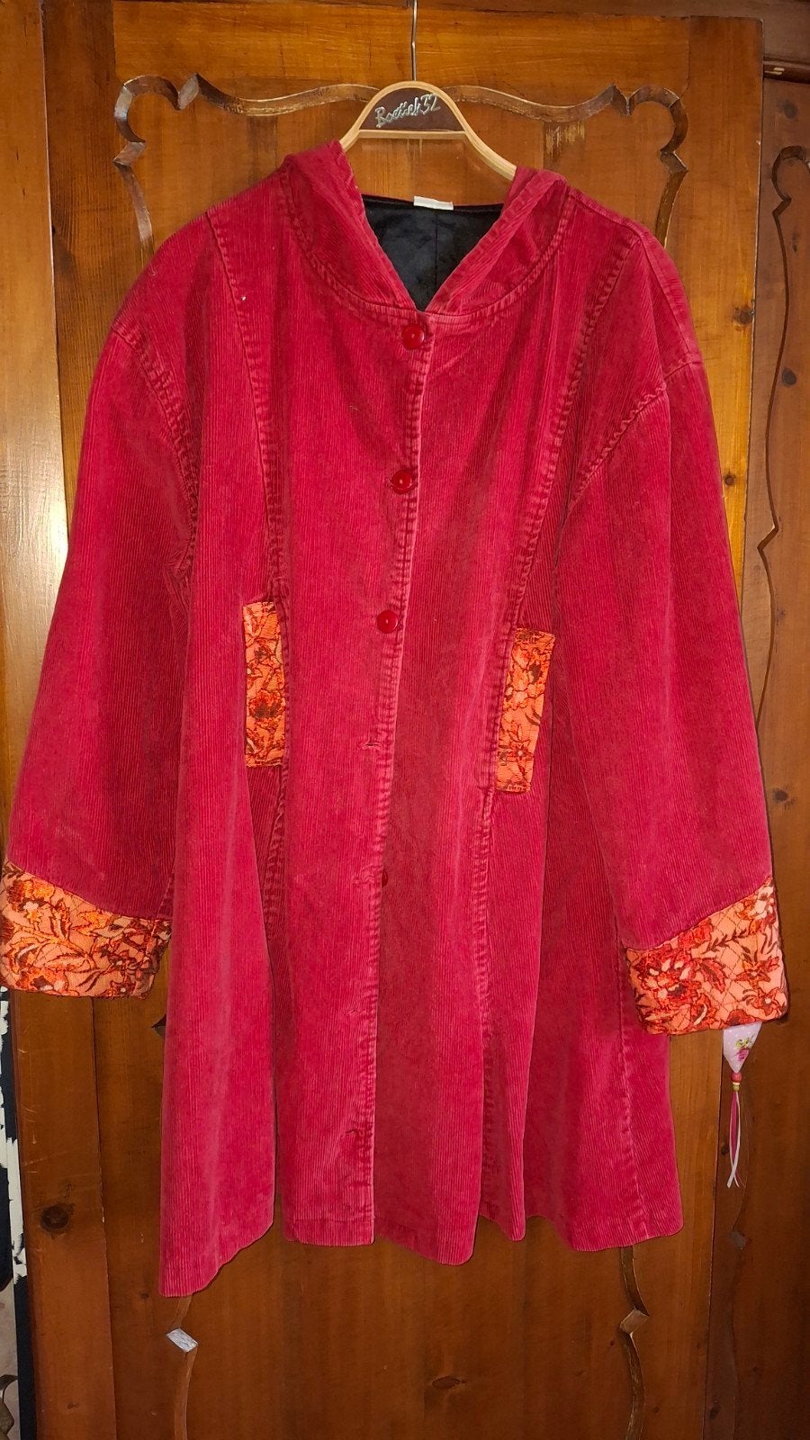 Bora Corduroy Jas Rood, Bora, Maat 46/48 (XL) of groter, Ophalen of Verzenden, Gedragen