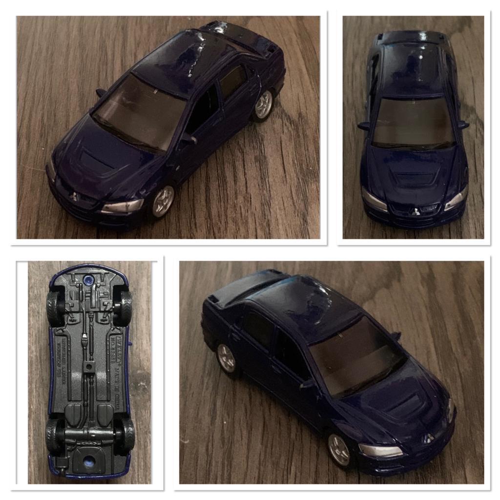 Mishubisi Lancer Evolution VIII (Welly), Hobby en Vrije tijd, Modelauto's | 1:87, Ophalen of Verzenden