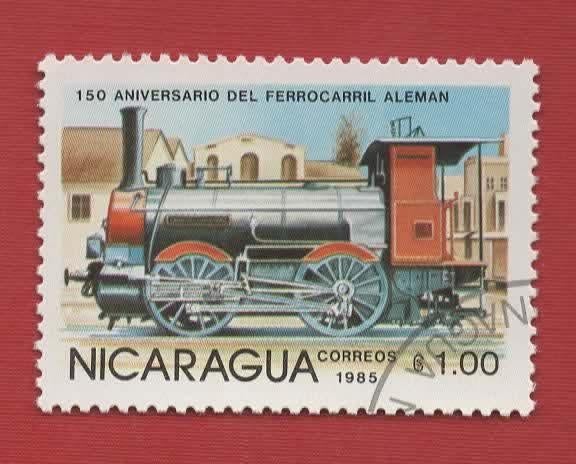Treinen - Nicaragua - 2579 - gebr, Verzenden, Gestempeld, Treinen