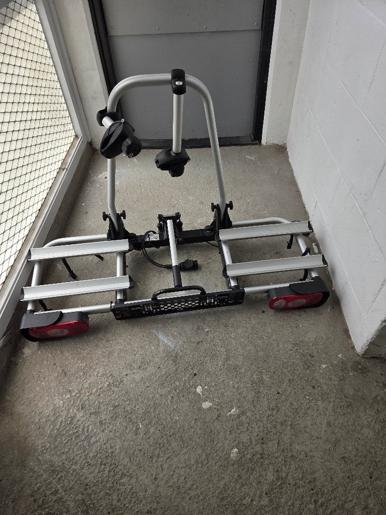 fietsdrager, Ophalen, Gebruikt, 2 fietsen, Trekhaakdrager