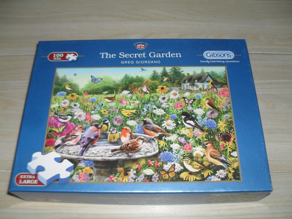 Gibsons puzzle 100 XXL stukken The Secret Garden, Ophalen, Minder dan 500 stukjes, Zo goed als nieuw, Legpuzzel