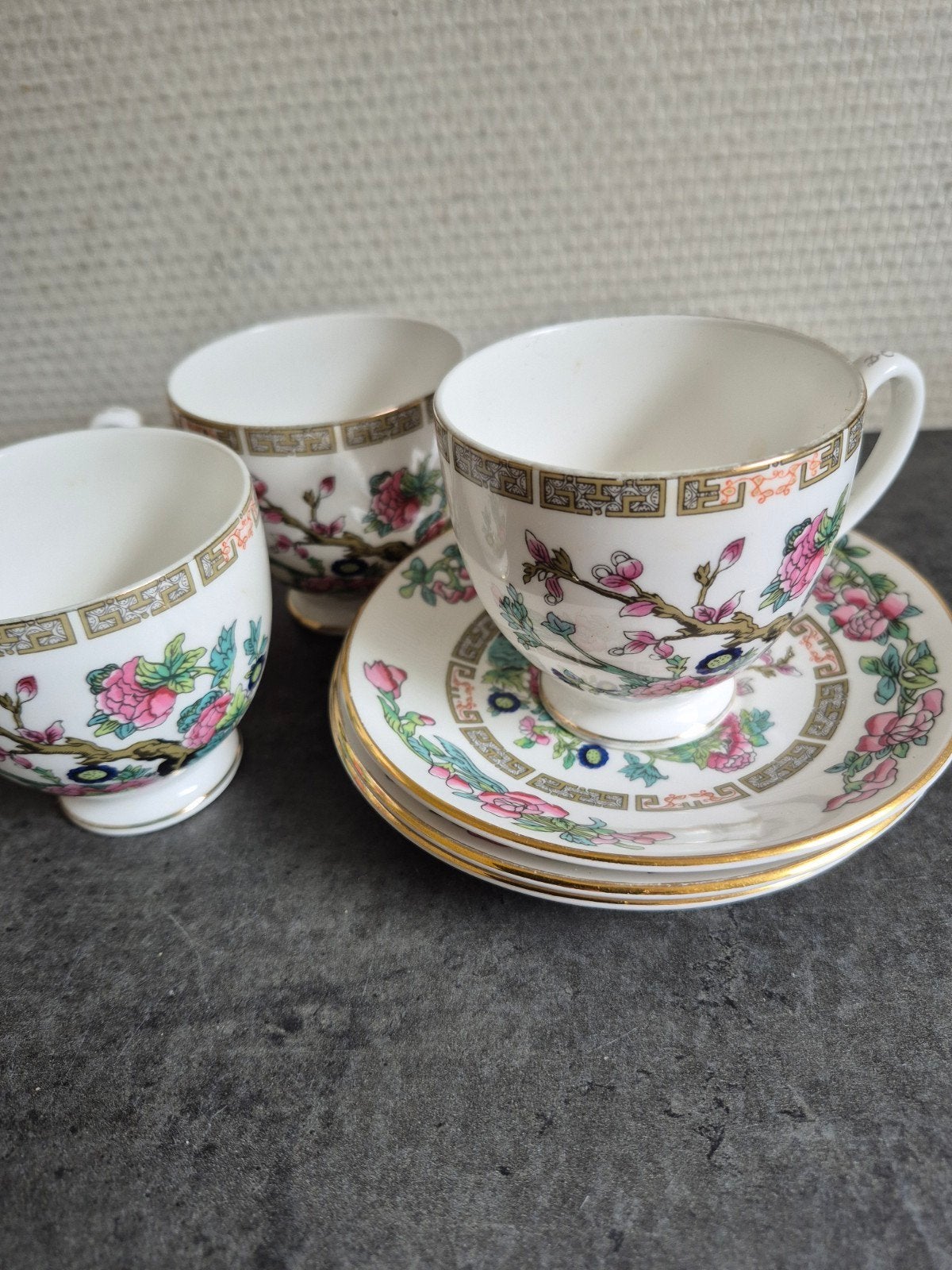 Royal grafton Engelse kop en schotels vintage, Ophalen of Verzenden