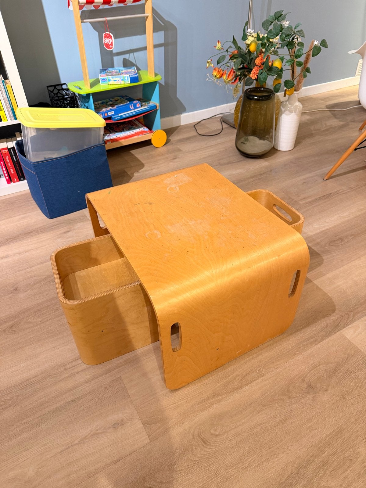 Kinderbureau / bankje / tafel - Multifunctioneel, Ophalen, Gebruikt, Tafel(s)