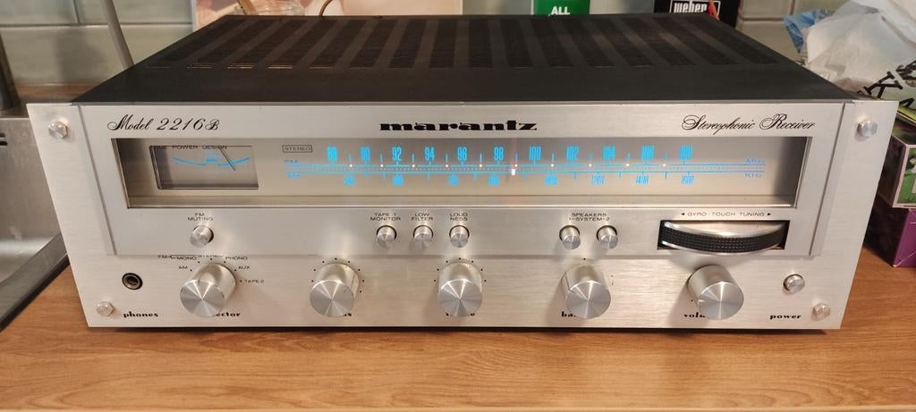 MARANTZ 2216B vintage receiver, Audio, Tv en Foto, Versterkers en Receivers, Ophalen of Verzenden, Minder dan 60 watt, Marantz