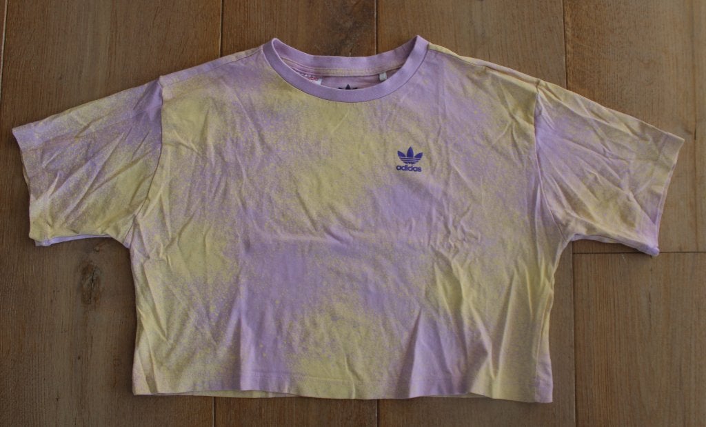 Crop T-shirt van Adidas 152, Kinderen en Baby's, Kinderkleding | Maat 152, Adidas, Gebruikt, Meisje, Ophalen of Verzenden