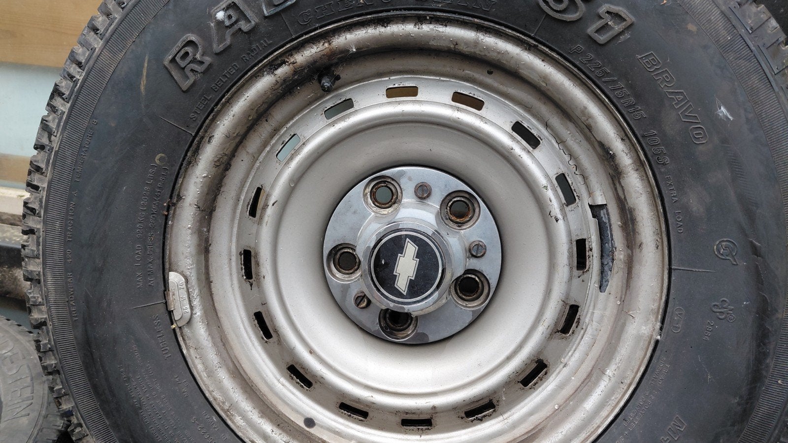 4 x chevrolet rally wheels grote steek 15 inch, 15 inch, Banden en Velgen, Ophalen of Verzenden, Zomerbanden