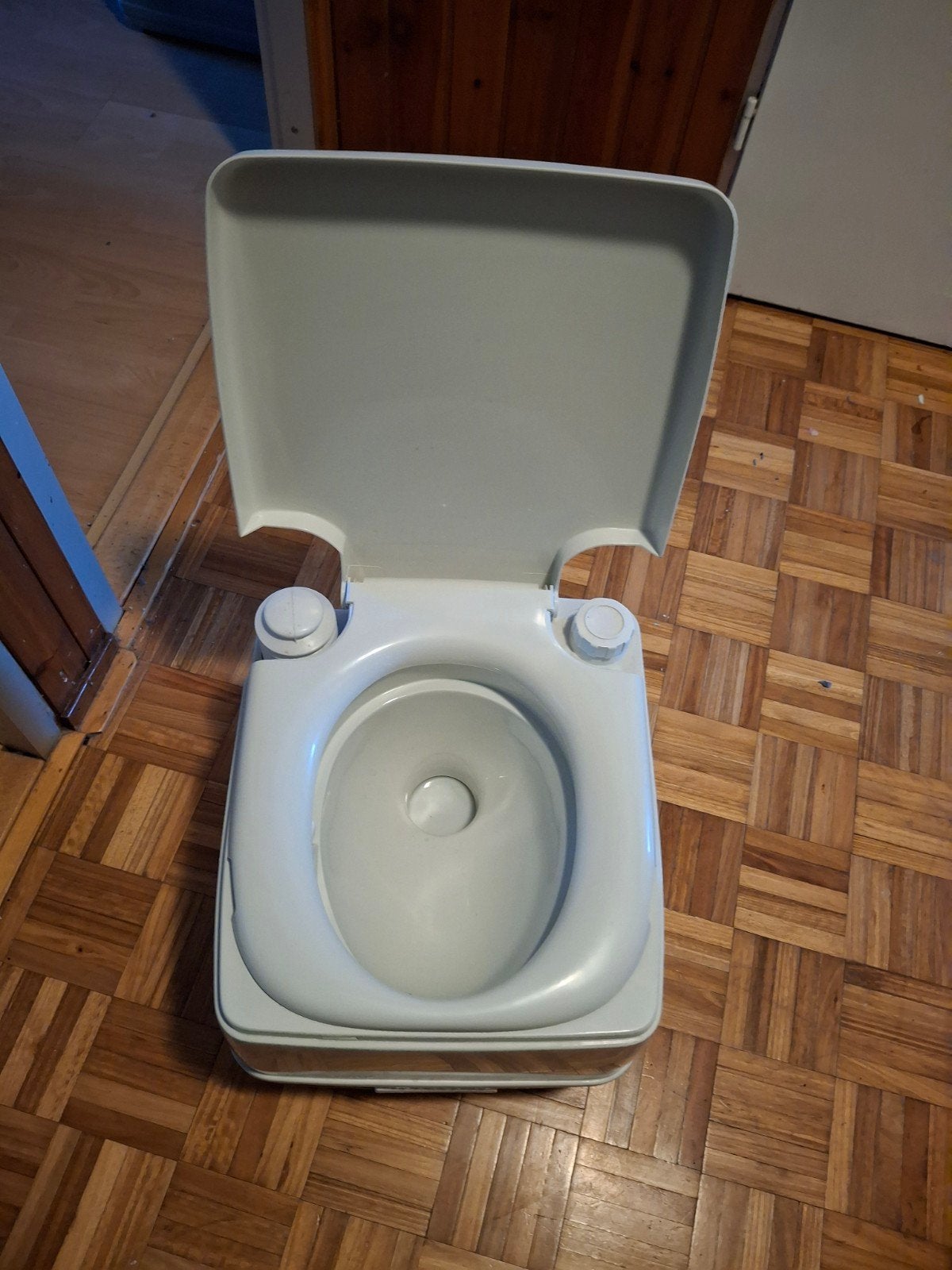 Zo goed als nieuwe campingtoilet - Weinig gebruikt, Ophalen, Zo goed als nieuw