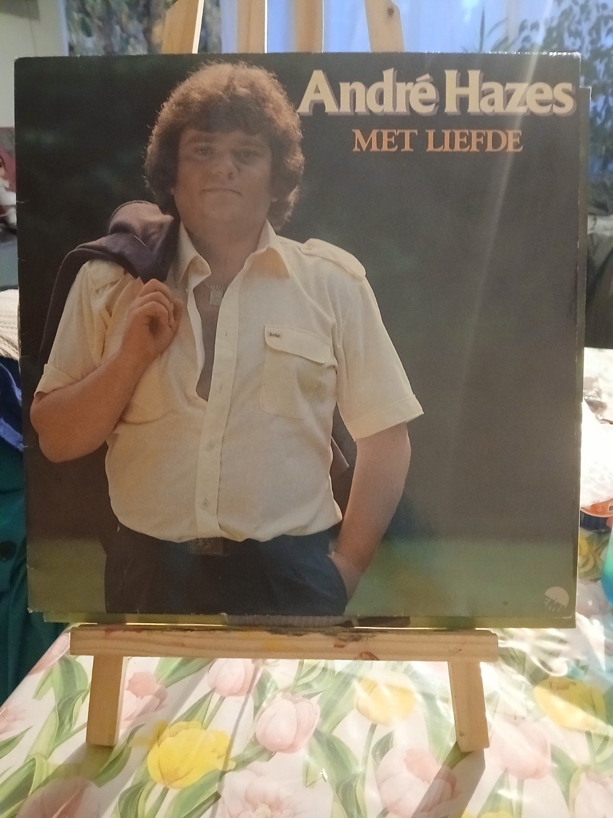 André Hazes - Met Liefde LP (Pop, Nederlandstalig), Cd's en Dvd's, Ophalen of Verzenden, Gebruikt, 12 inch, LP