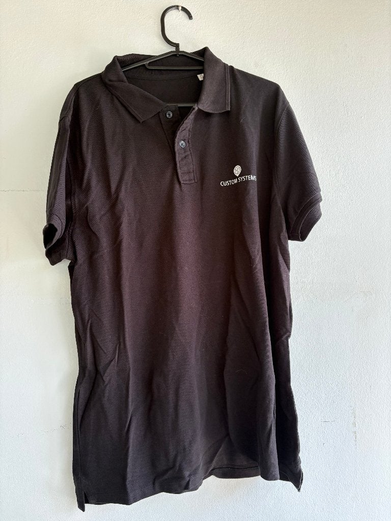 Shirt TomTom Custom Systems 5 m klanten, Onbekend, Zwart, Maat 56/58 (XL), Ophalen of Verzenden