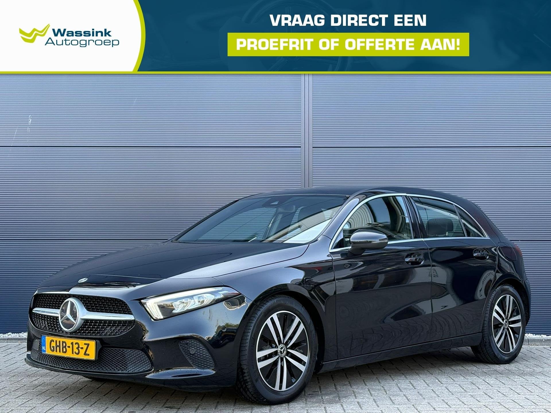 Mercedes-Benz A-Klasse A 200 163pk 7G-DCT Business Solution, Auto's, Stof, Gebruikt, 4 cilinders, Bedrijf