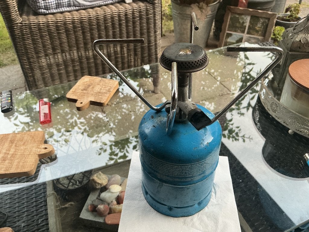 Campinggaz brander met gratis tankje, Ophalen of Verzenden, Zo goed als nieuw