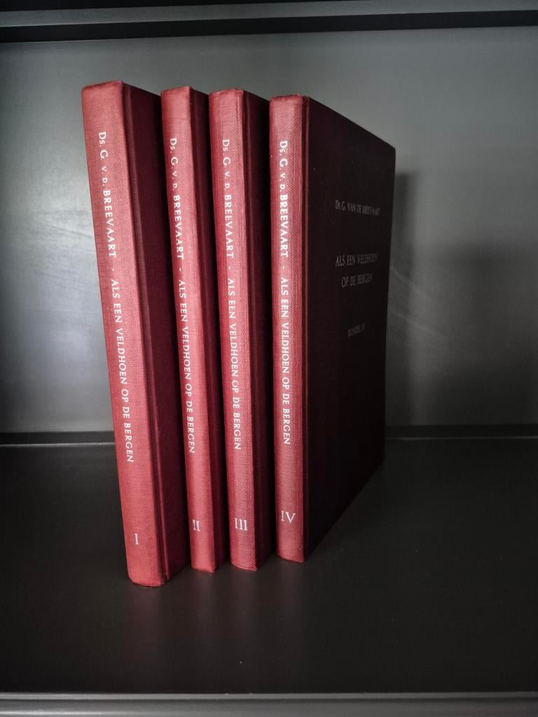 Ds. G. van de Breevaart - Als een veldhoen op de bergen., Boeken, Verzenden, Gelezen