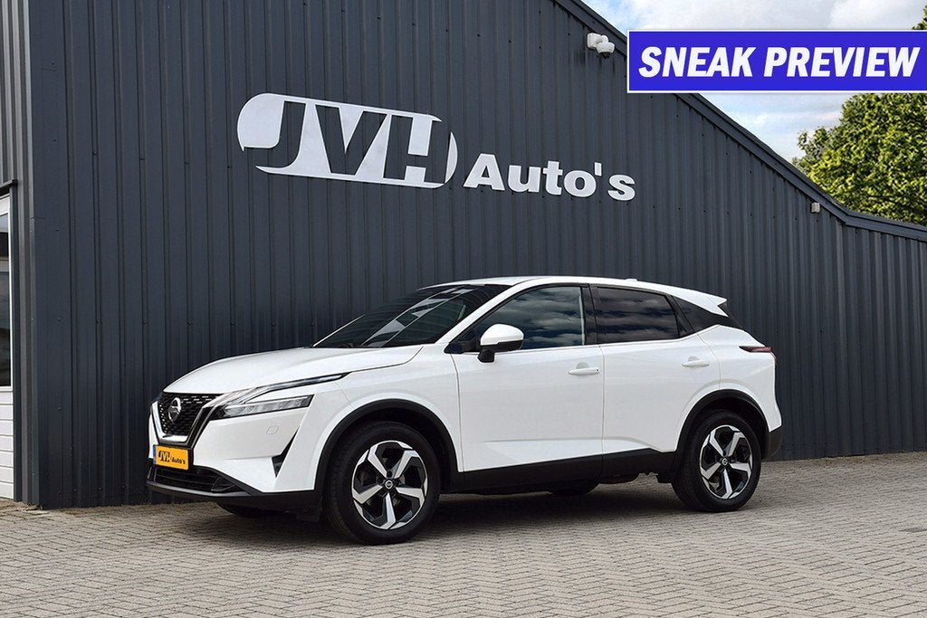 Nissan QASHQAI 1.3 Tekna 03-2022 | Virtual CP | 1/2Leder | N, Gebruikt, 4 cilinders, Leder en Stof, Wit