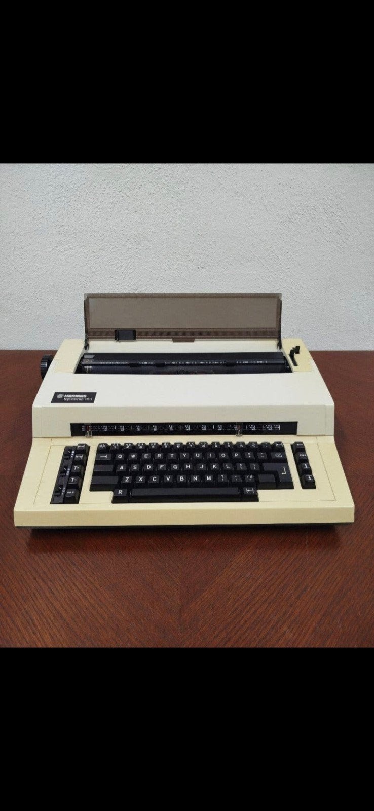 Hermes top-tronic15-1 electrische typemachine/schrijfmachine, Ophalen of Verzenden, Gebruikt