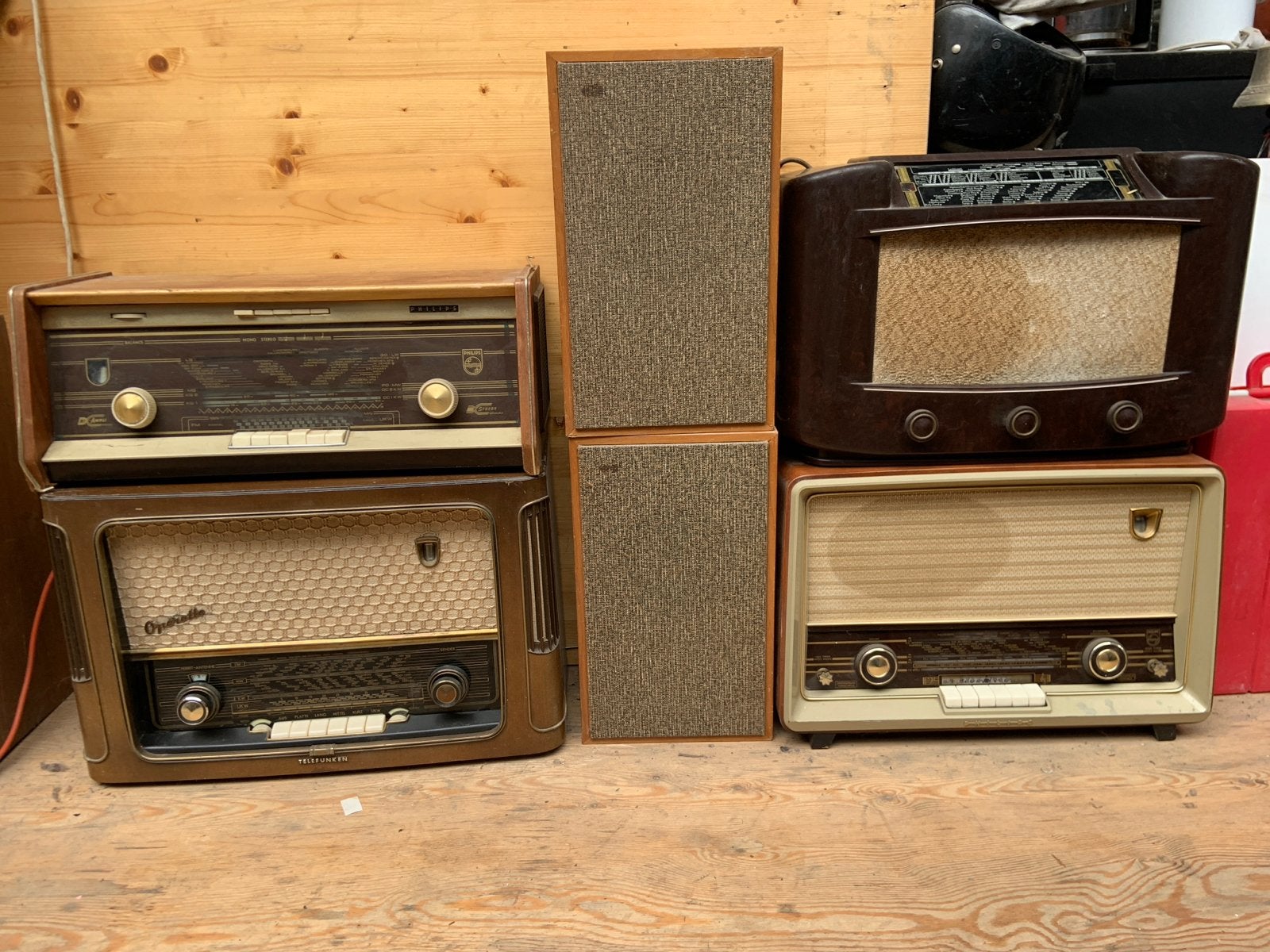 Buizenradio - Philips en telefunken, Ophalen of Verzenden