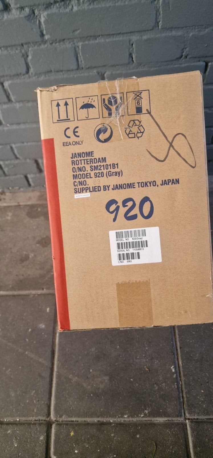 Janome 920 Naaimachine - Nieuw in doos, Hobby en Vrije tijd, Naaimachines en Toebehoren, Ophalen of Verzenden