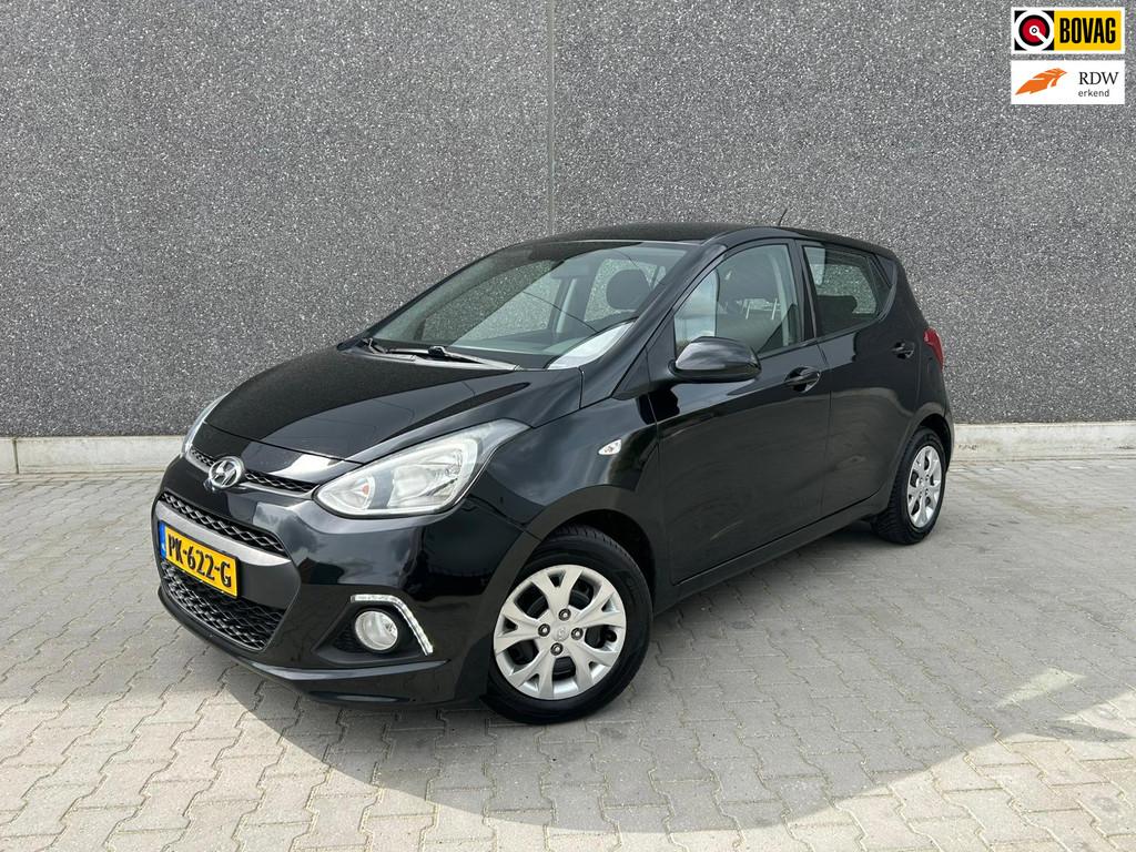 Hyundai I10 1.0i i-Motion Comfort Plus | CRUISE CONTROL | PA, Auto's, Hyundai, Stof, Gebruikt, 31 €/maand, Zwart