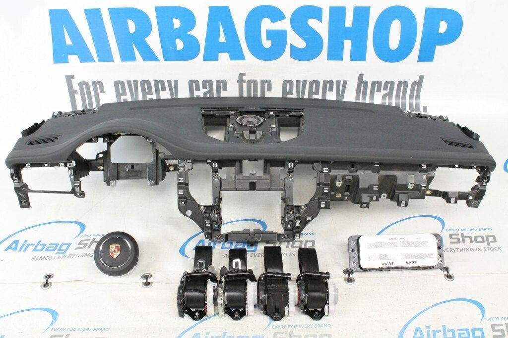 Airbag set - Dashboard zwart Porsche Macan (2014-heden), Gebruikt, Ophalen of Verzenden