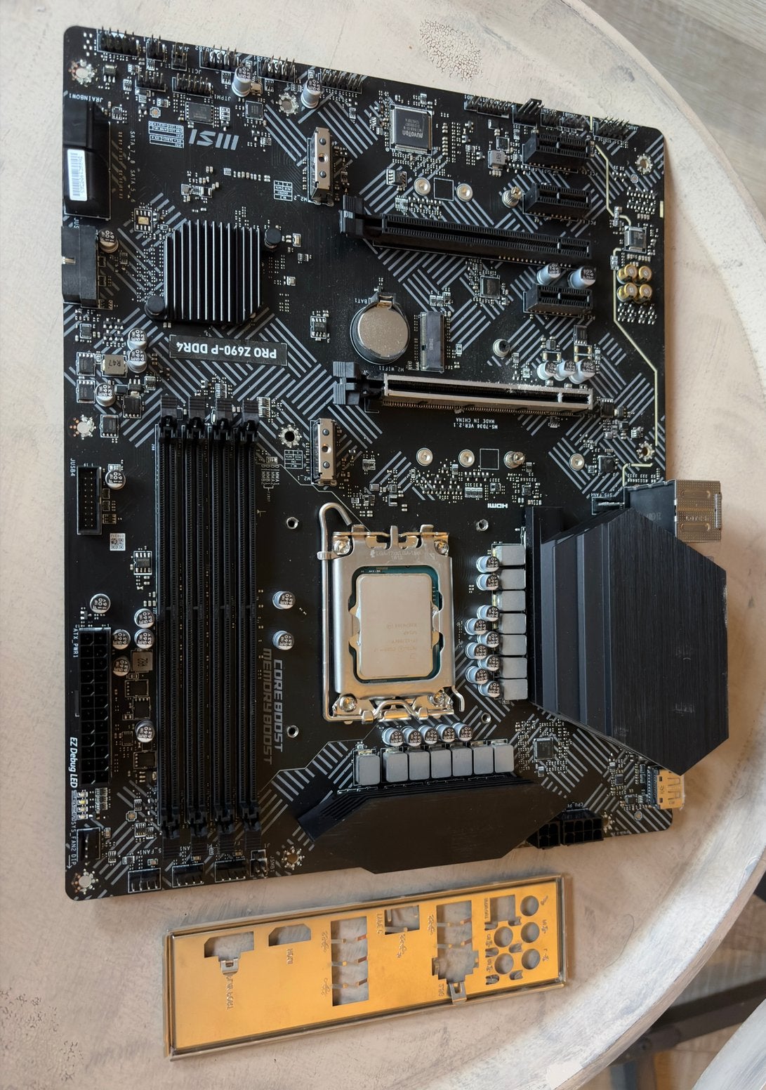 Intel Core i7-12700KF + MSI PRO Z690-P DDR4 moederbord (Set), Ophalen, Zo goed als nieuw