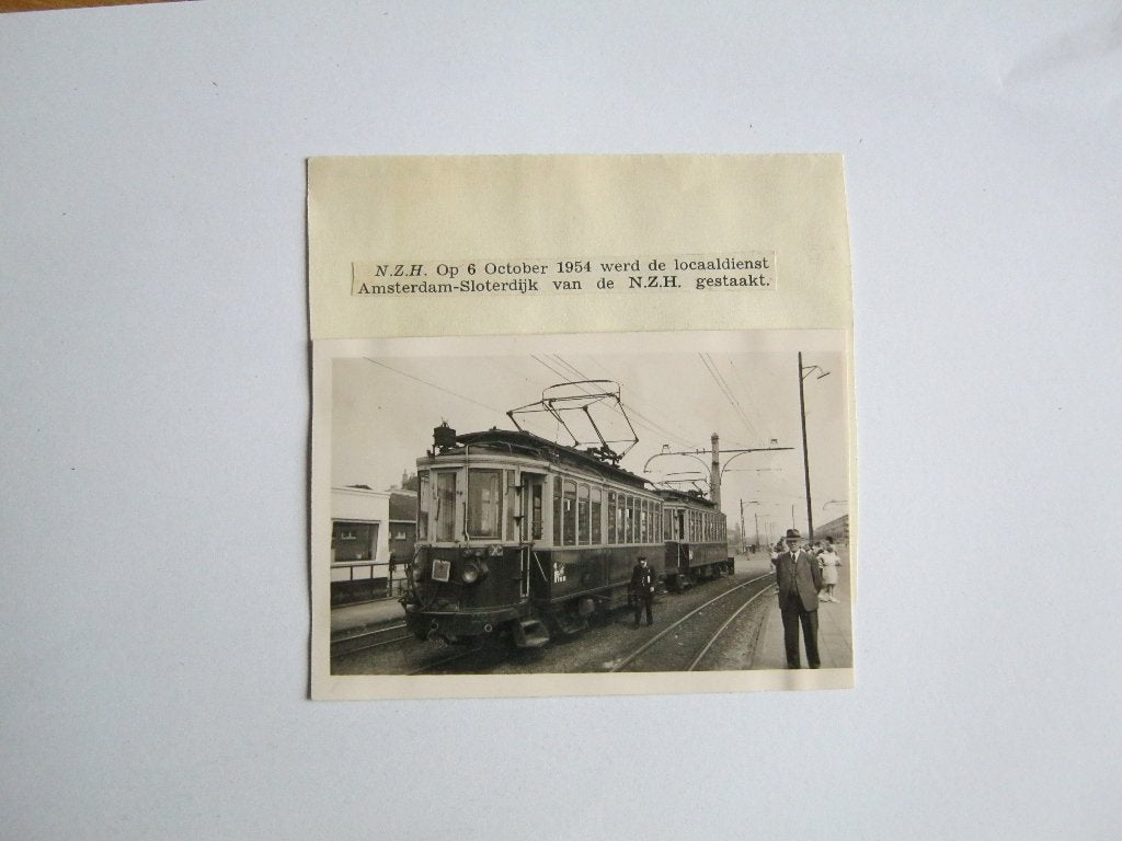 Ansichtkaarten Nederland, TC 10-57 Foto TRAM A,dam-Sloterd., Verzamelen, Ophalen of Verzenden, 1940 tot 1960, Ongelopen, Noord-Holland