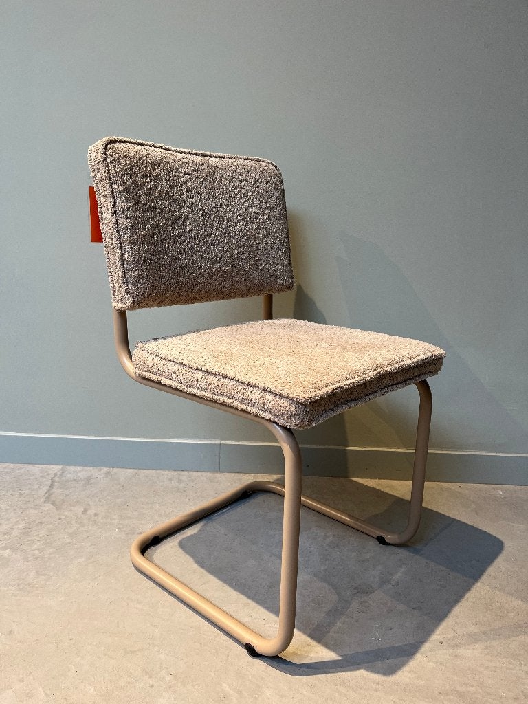 Zuiver Ridge Soft Beige stoel, Huis en Inrichting, Ophalen, Overige kleuren, Zo goed als nieuw, Metaal