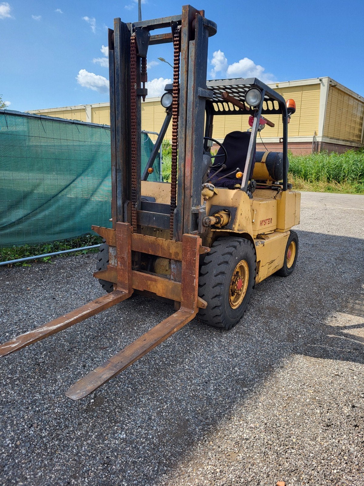 Hyster heftruck op LPG - 6 cilinder, kleine lekkage, dynamo, Ophalen