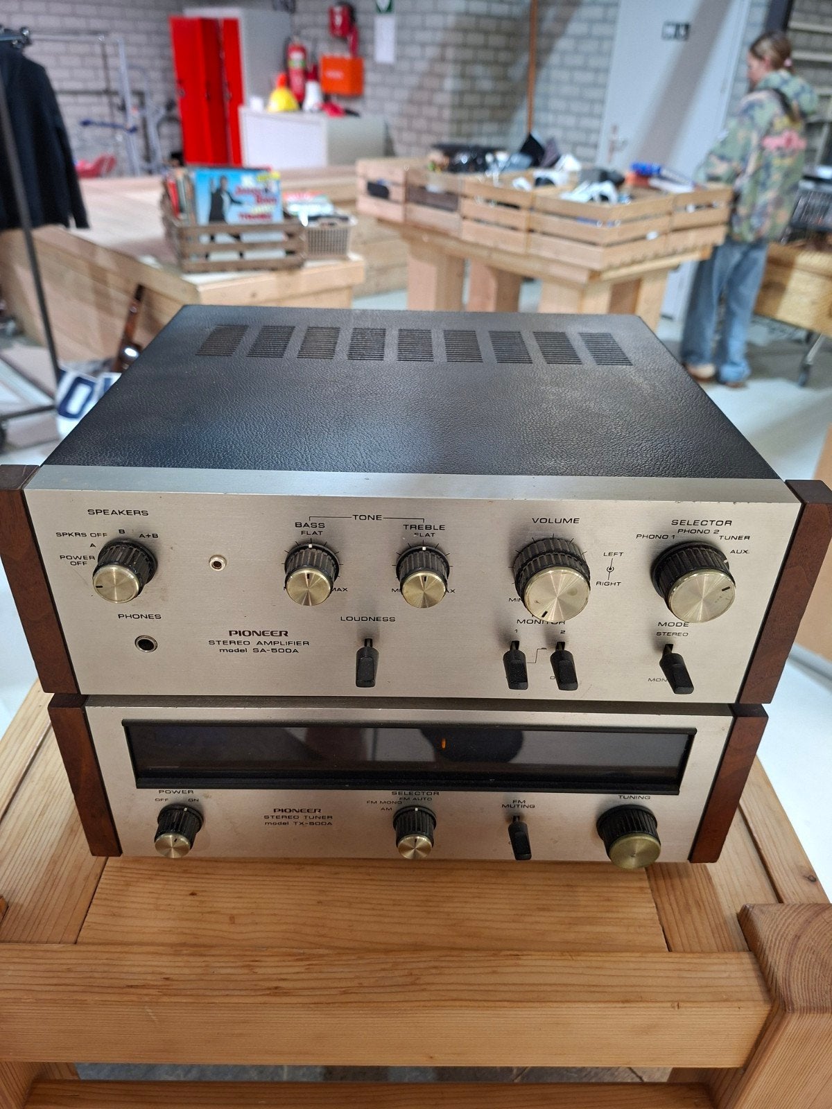 Pioneer SA-500A Stereo Versterker & TX-500A Tuner Set, N, Ophalen of Verzenden, Pioneer, H
