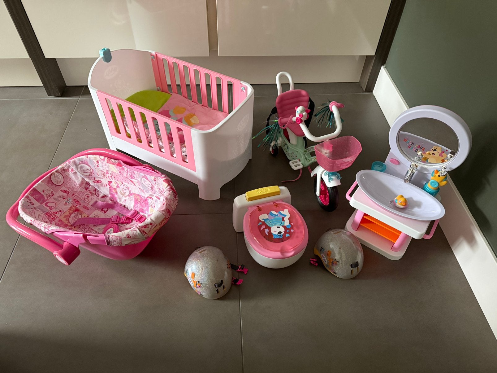 baby born accessoires, Ophalen, Zo goed als nieuw, Babypop