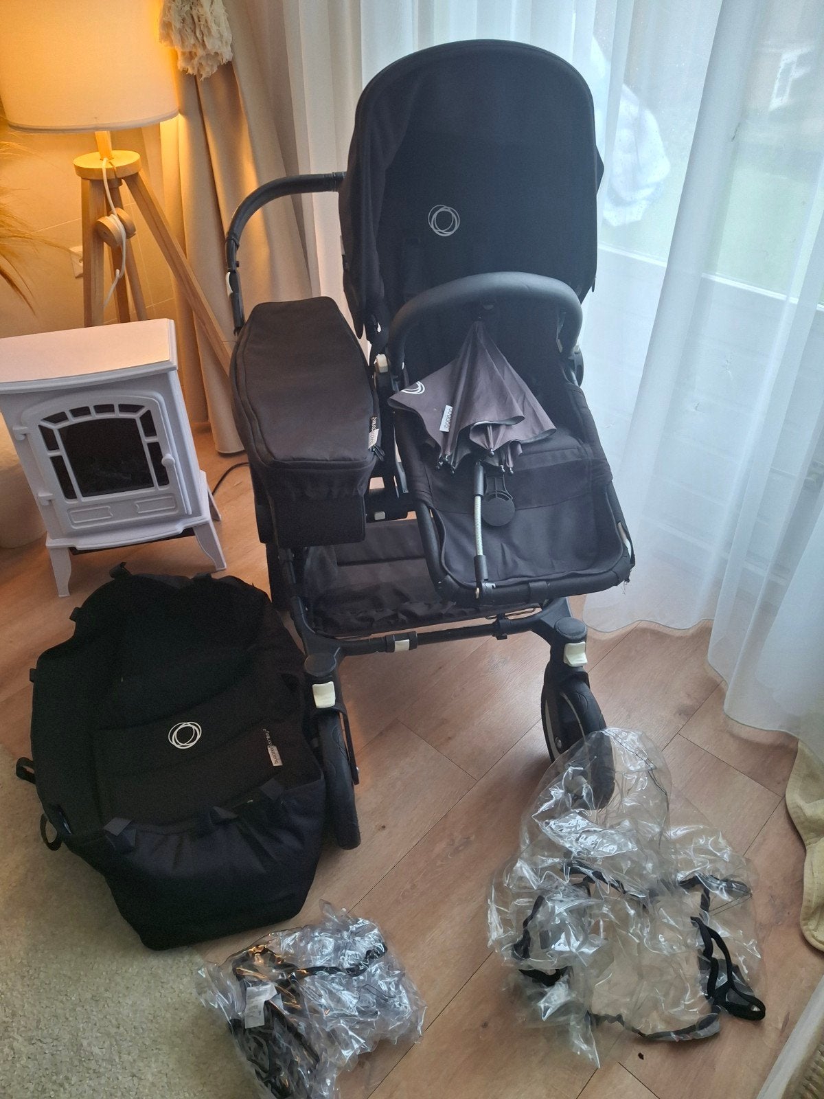 Bugaboo Donkey 2 Duo kinderwagen met accessoires, Ophalen, Gebruikt, Bugaboo