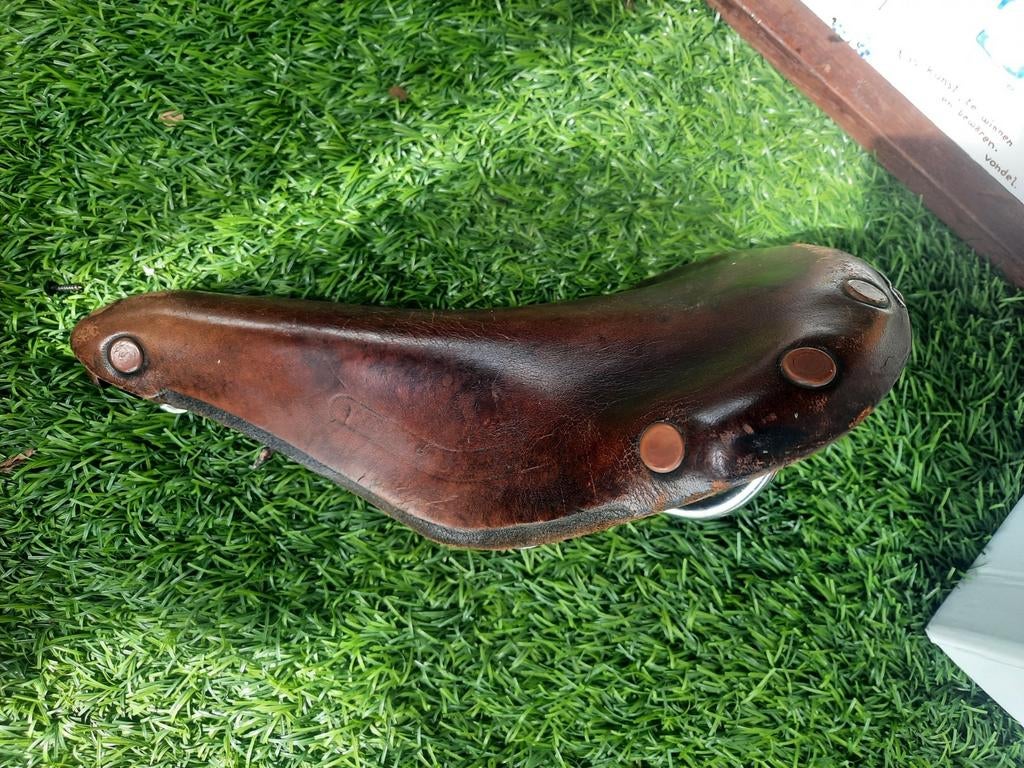 Brooks B17 leren fietszadel - Klassiek en comfortabel, Fietsen en Brommers, Fietsonderdelen, Gebruikt, Zadel, Leer, Racefiets