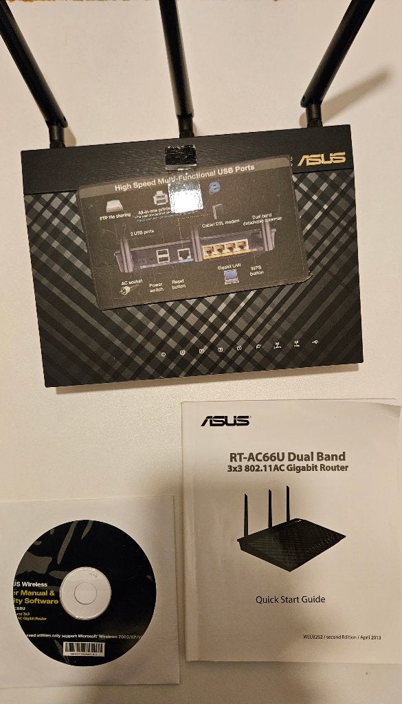router, Computers en Software, Routers en Modems, Ophalen of Verzenden, Gebruikt, Router, Asus