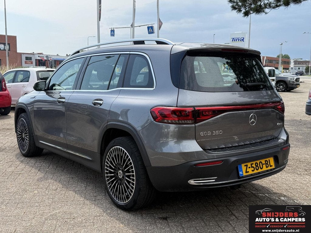 Mercedes EQB 350 4MATIC AMG Line 67 kWh Trekhaak SOH 100%, Auto's, Mercedes-Benz, Automaat, Gebruikt, 110 €/maand, Leder en Stof