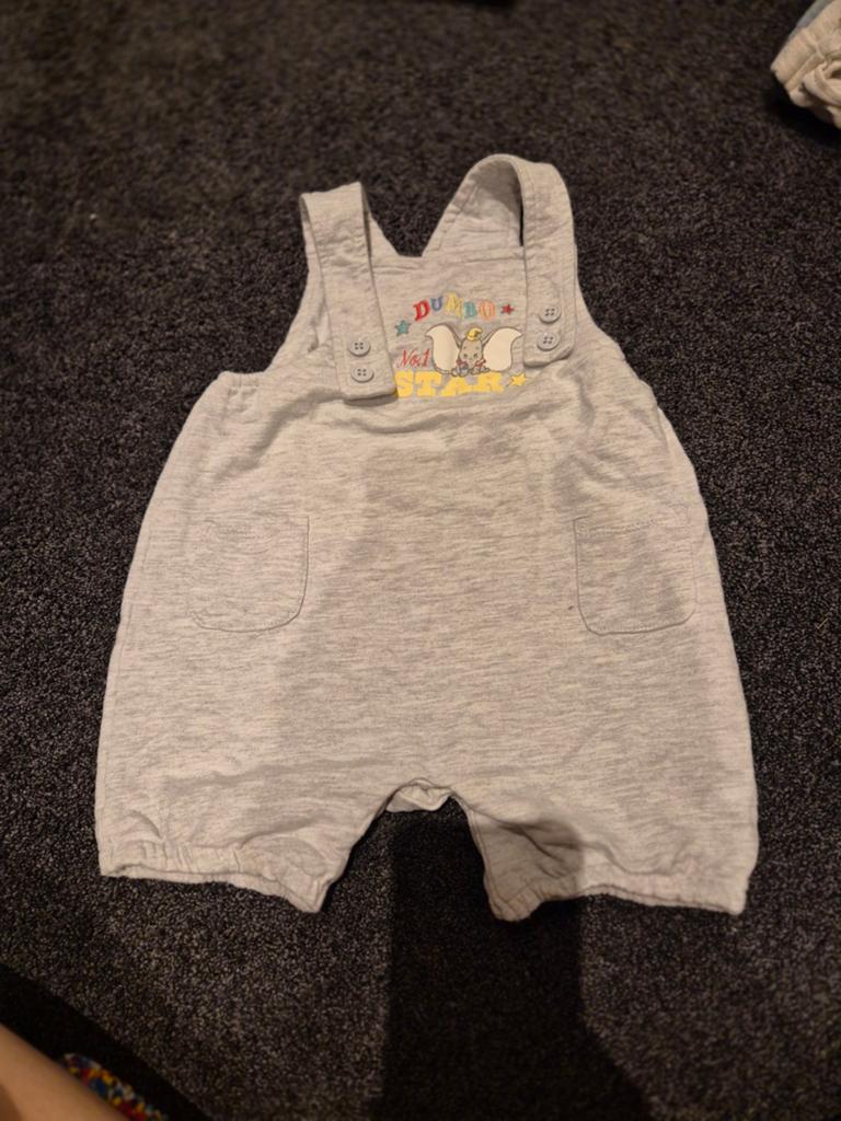 Dumbo Disney Baby Salopette - Primark (12-18m), Kinderen en Baby's, Ophalen of Verzenden, Zo goed als nieuw, Disney Baby by Primark