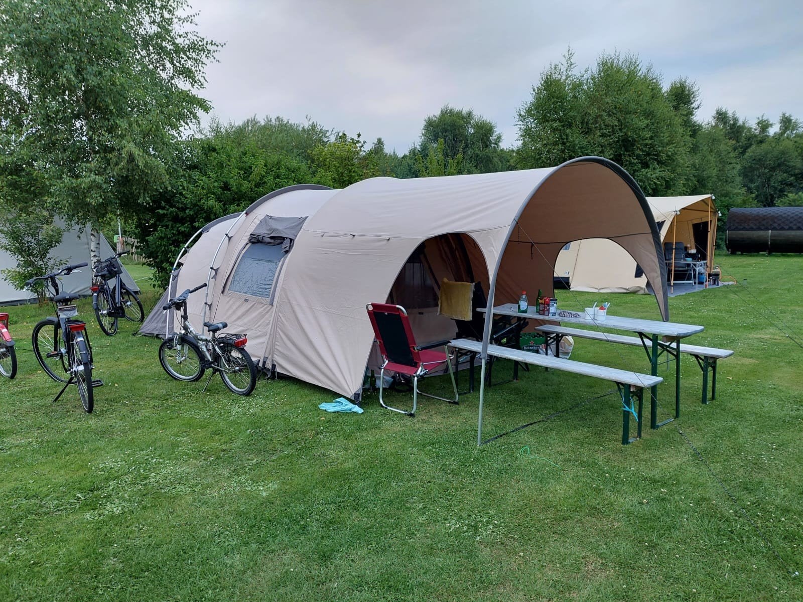 Redwood Aspen 320 tunneltent - 4 persoons, Ophalen, Gebruikt