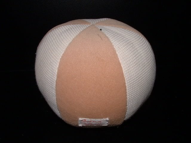 TIAMO KNUFFEL BAL VELOURS/BLOKJESSTOF BEIGE/WITTE, Verzenden, Nieuw, Overige typen
