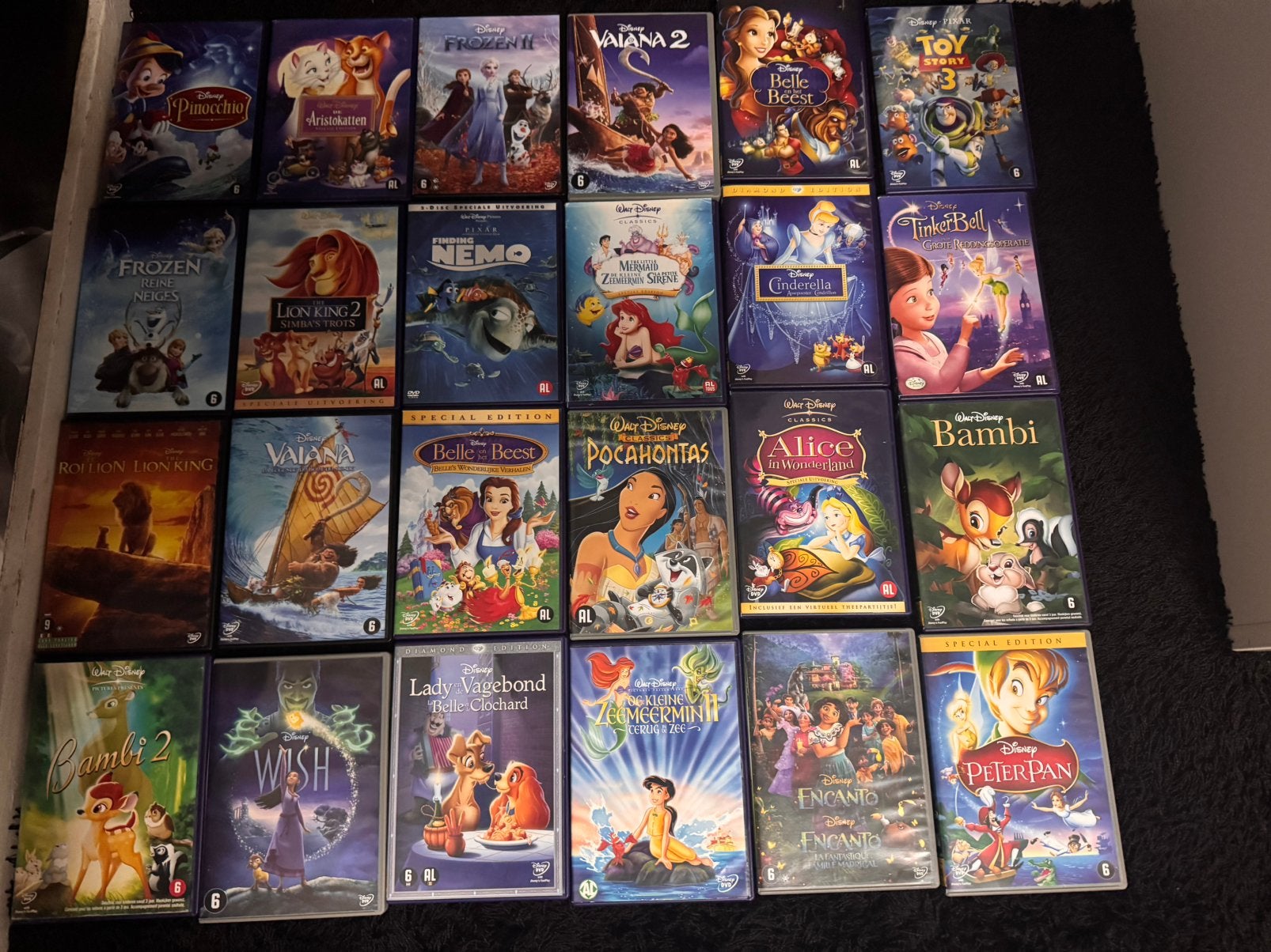 Disney dvd’s diversen pakket 24 stuks ook los te koop, Alle leeftijden, Ophalen of Verzenden, Zo goed als nieuw