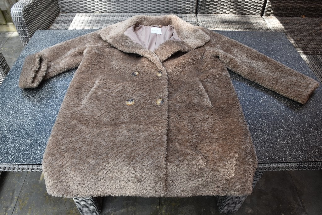 Winterjas Rino&Pelle maat 44 nieuw, Bruin, Maat 42/44 (L), Nieuw, Ophalen of Verzenden