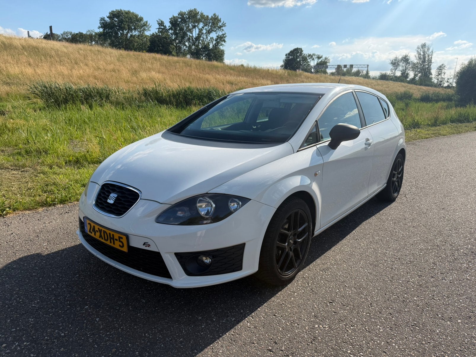 Seat Leon FR 1.8 TSI 118KW DSG 2012 Wit, Zwart, 4 cilinders, Parkeersensor, Wit