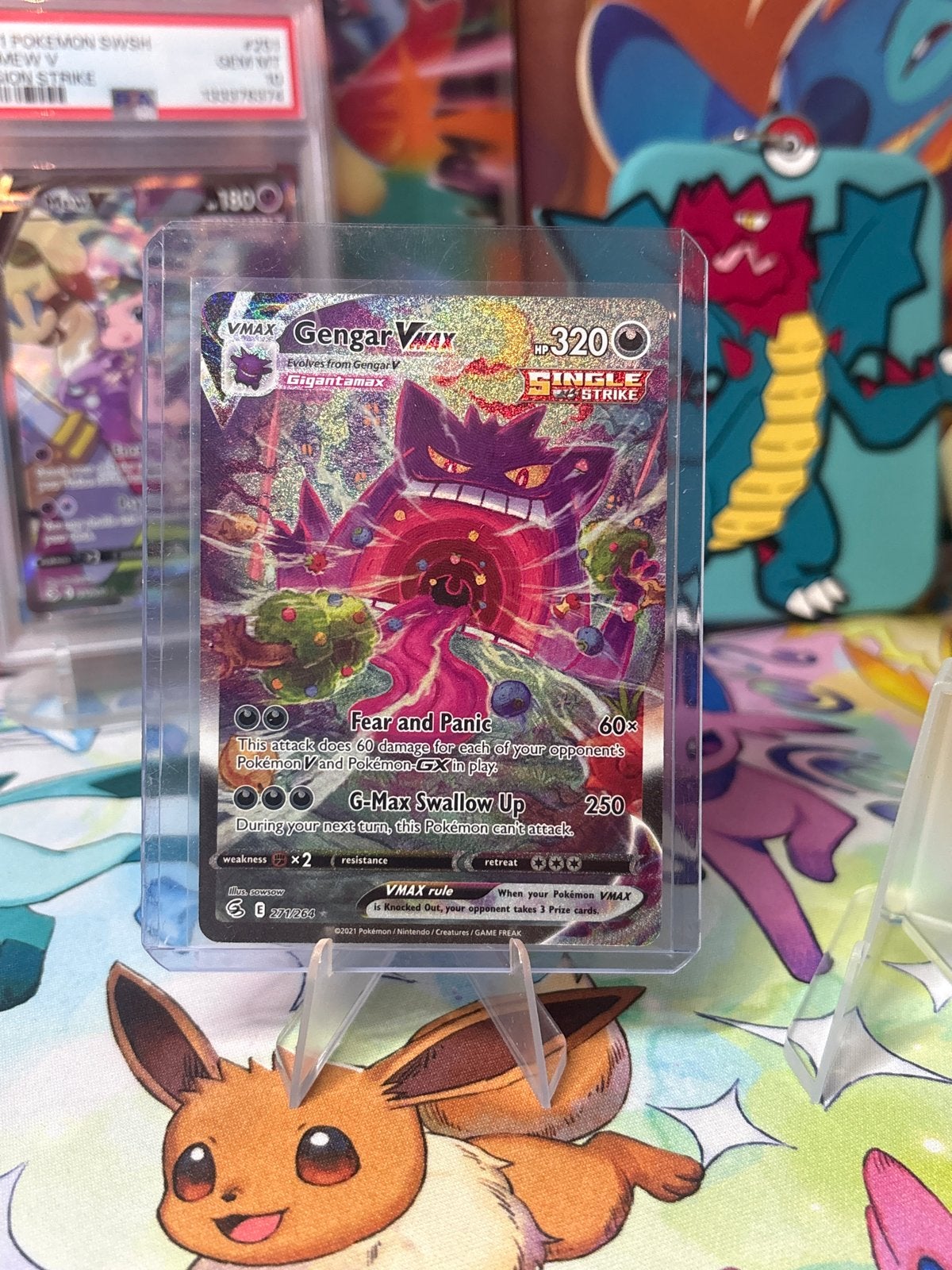 FST 271 - Gengar VMAX, Verzenden, Zo goed als nieuw, Losse kaart, Foil