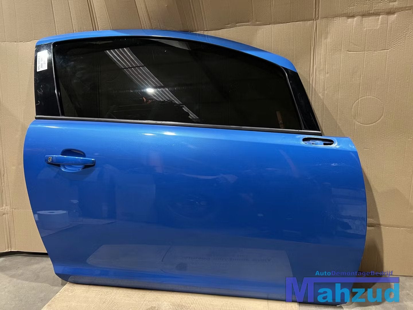OPEL CORSA D BLAUW Z291 rechter rechts deur portier 2006-201, Auto-onderdelen, Gebruikt, Deur, Opel Automobile GmbH, Ophalen of Verzenden