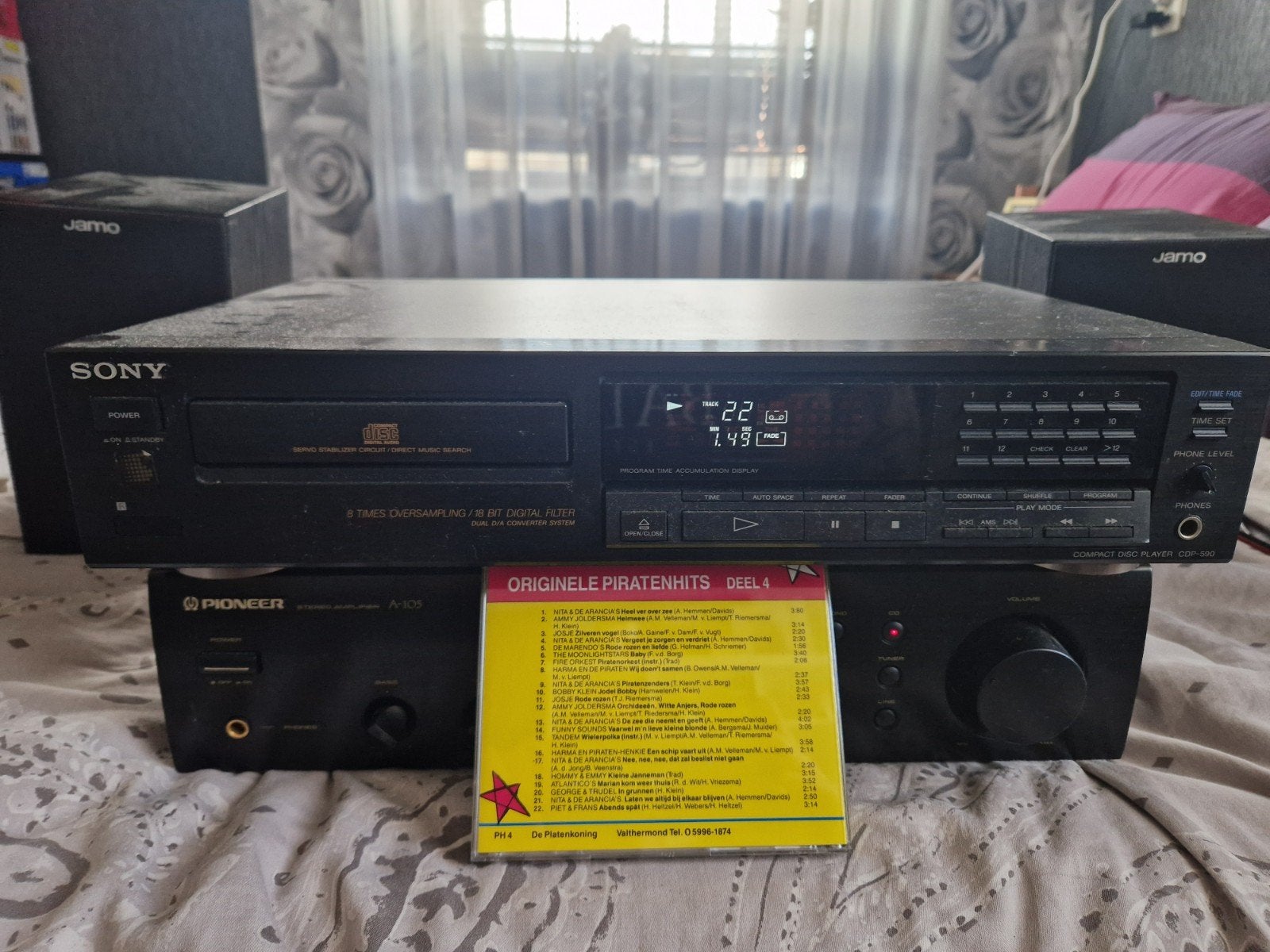 Sony CDP-590 CD-speler, Ophalen, Gebruikt, Sony