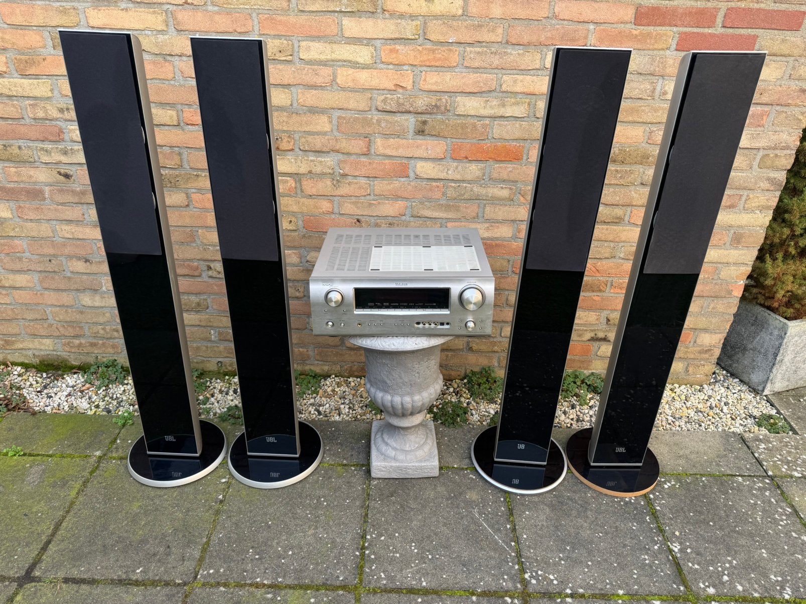 Denon AVR-2803 home entertaiment  set met 4 JBL Torens, 70 watt of meer, 5.1-systeem, Overige spelers, Ophalen