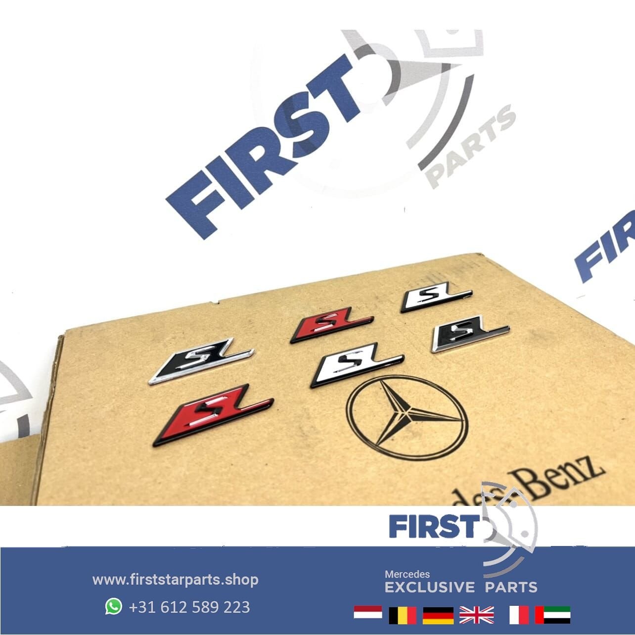 S AMG LOGO A45 CLA45 GLA45 C63 E63 GLC63 GLE63 GT63 G63 S63, Gebruikt, -, Ophalen of Verzenden, -