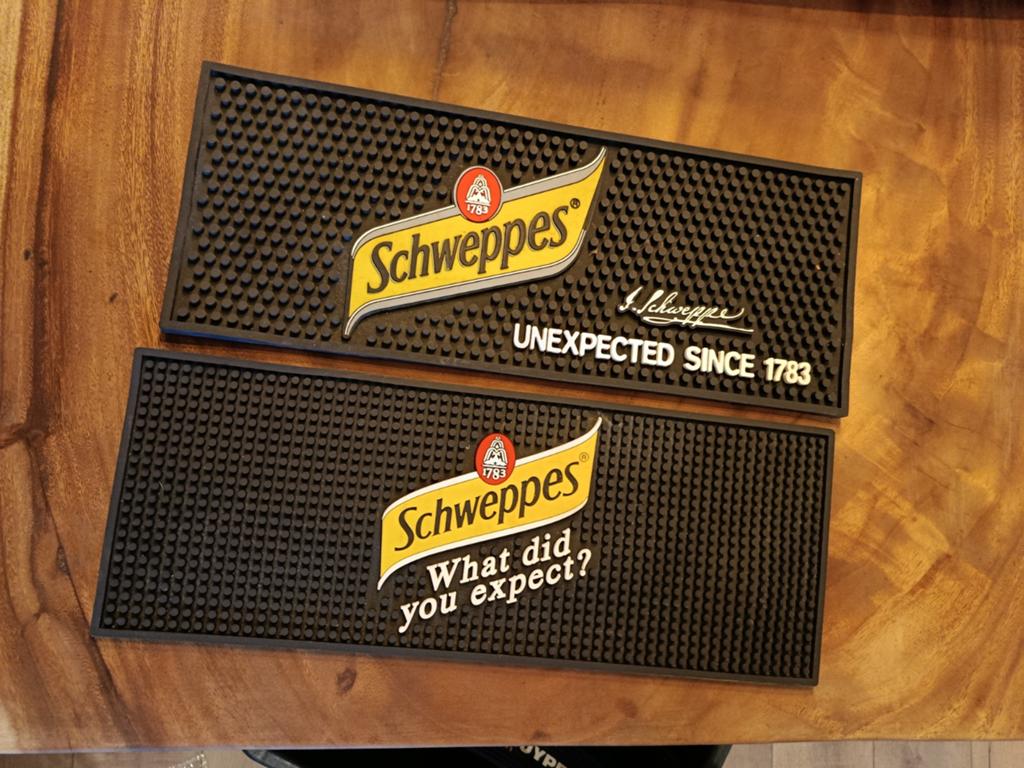 Schweppes barmat, Ophalen of Verzenden, Reclamebord