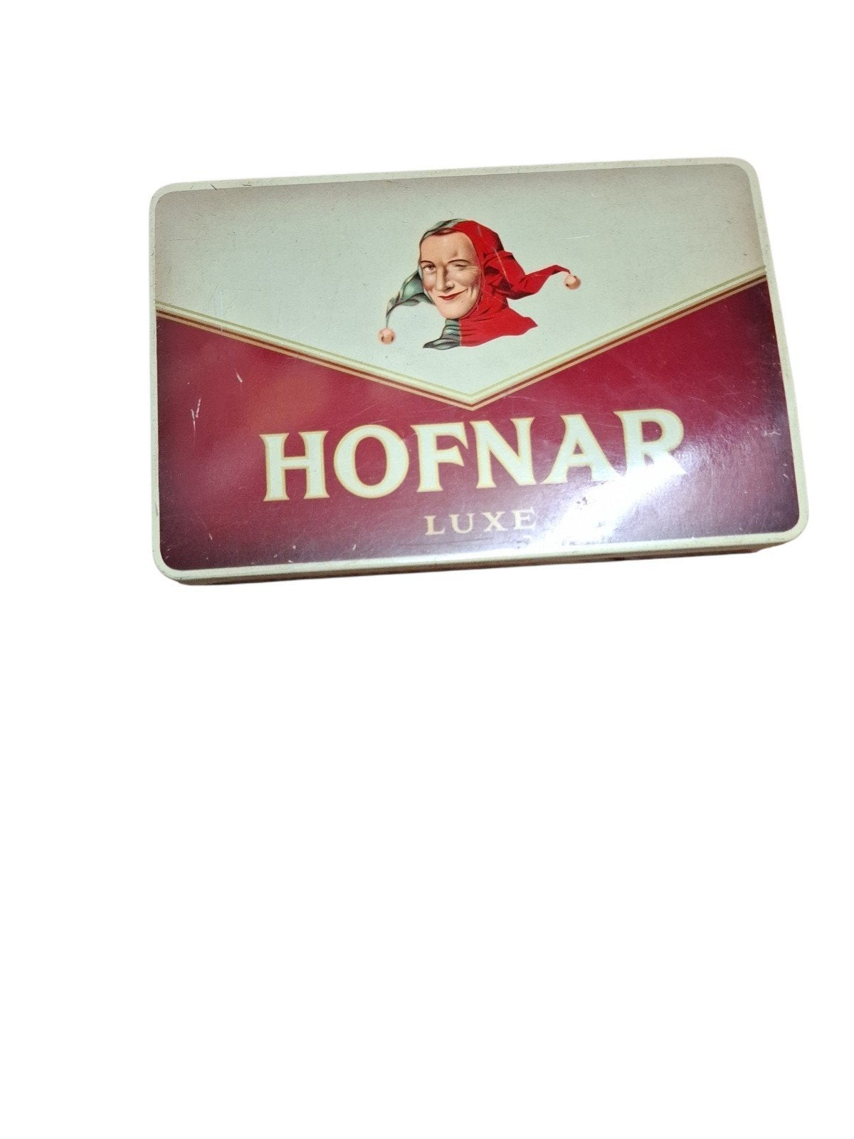 Vintage Hofnar Luxe sigarettenblikje, Verzamelen, Ophalen of Verzenden, Gebruikt, Tabaksdoos of Verpakking